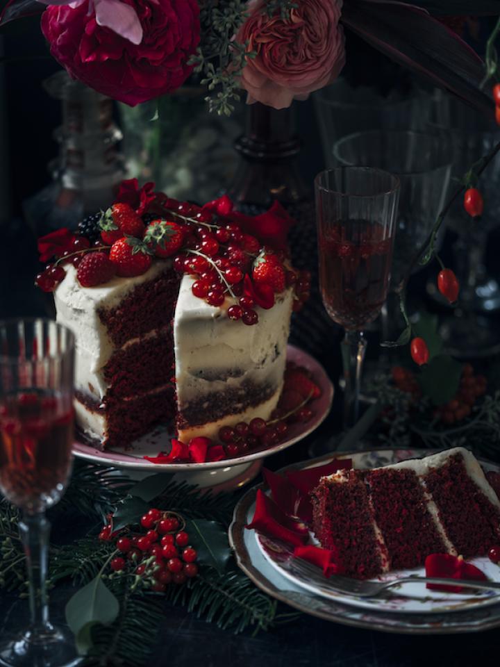 Petits gâteaux de velours rouge Recette