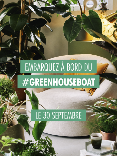 paris green house boat